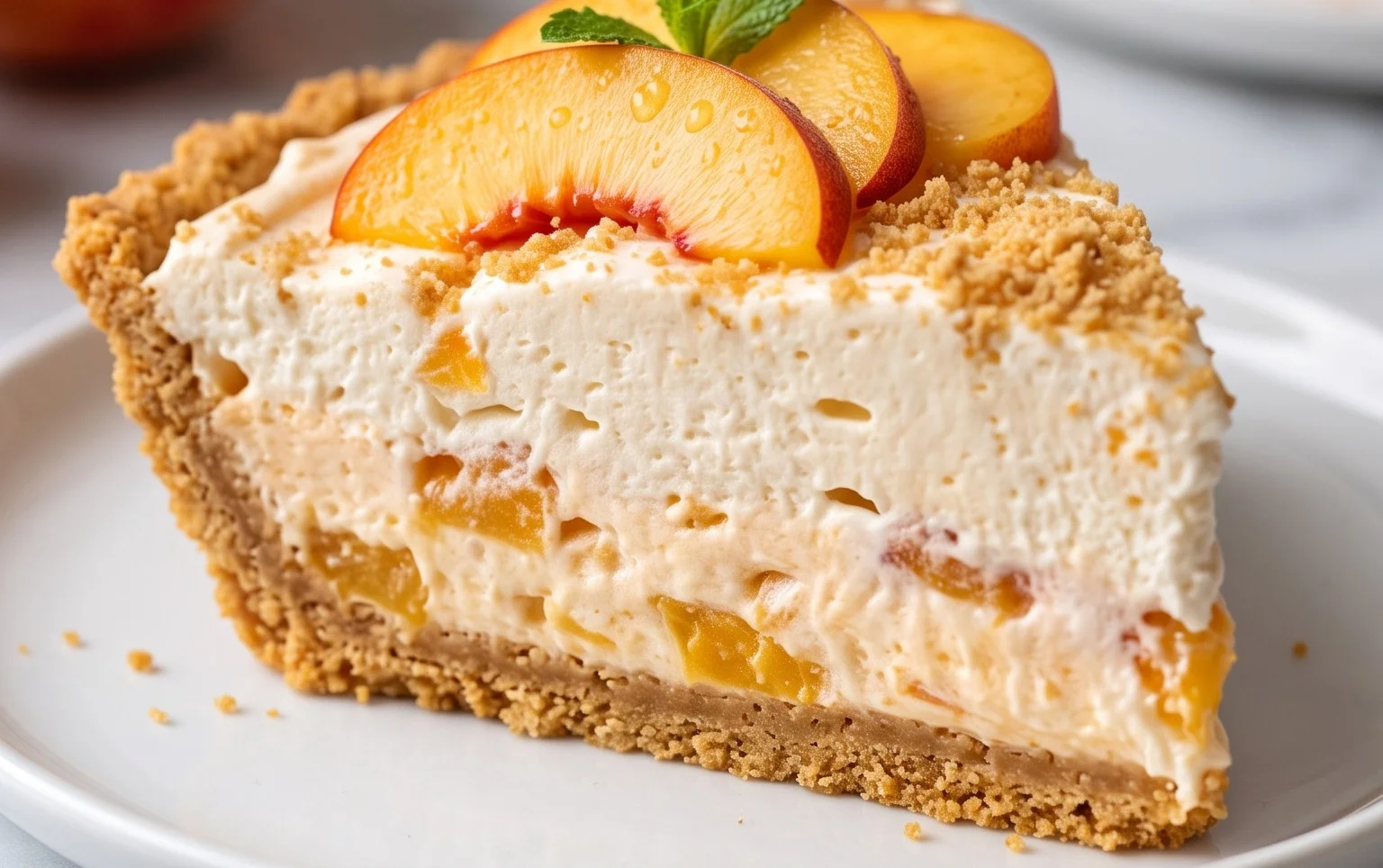 Peach Chiffon Pie