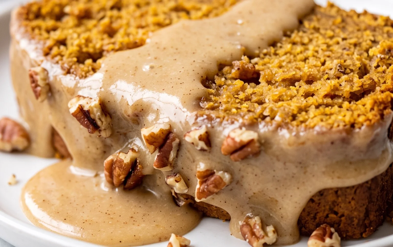 Pumpkin Bread with Maple Glaze