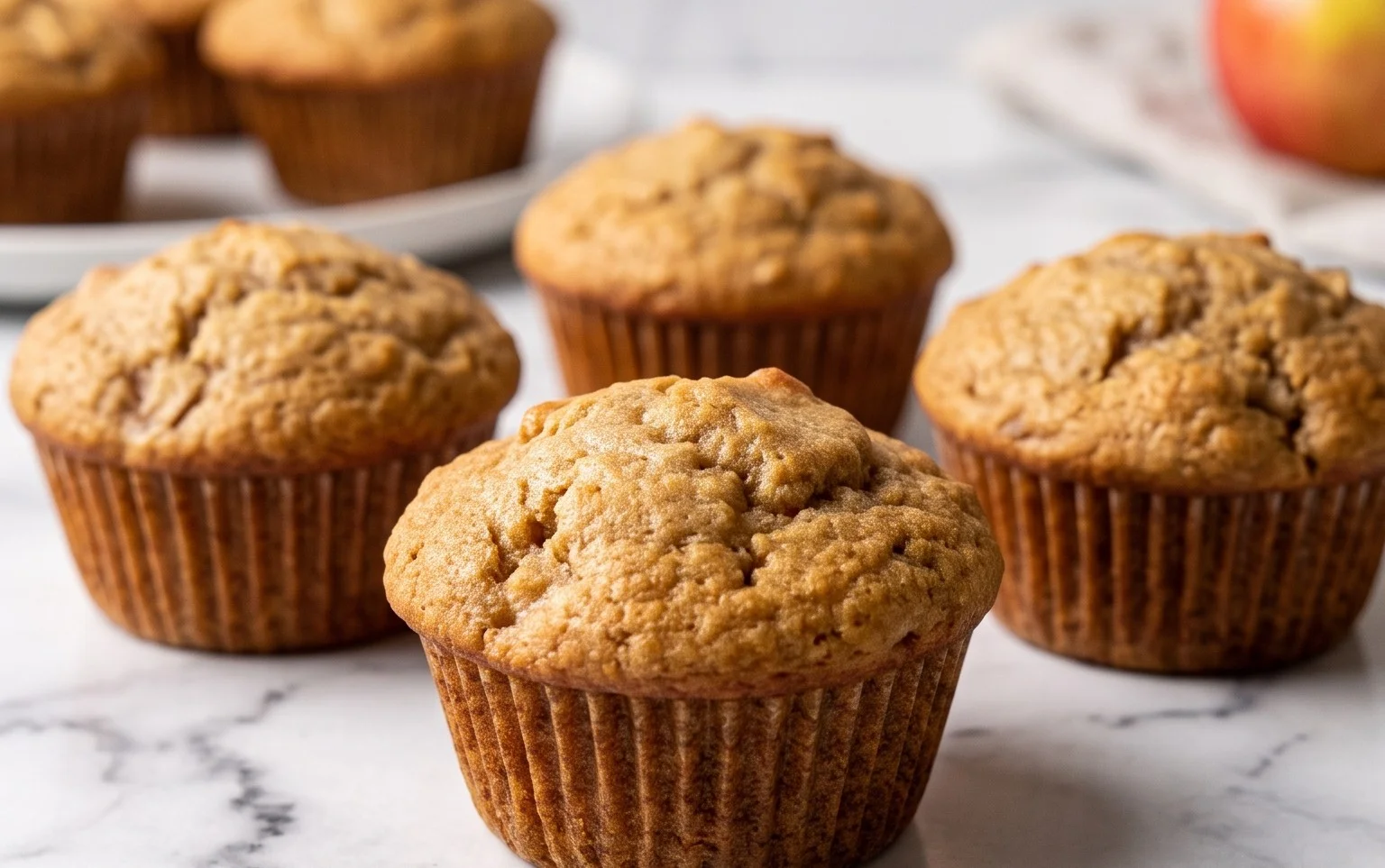 Mini Gluten Free Vegan Apple Muffins