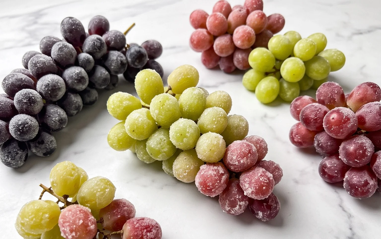 Easy Frozen Candied Grapes Delicious Ingredient Snack