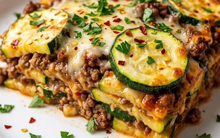 Ground Beef Zucchini Casserole