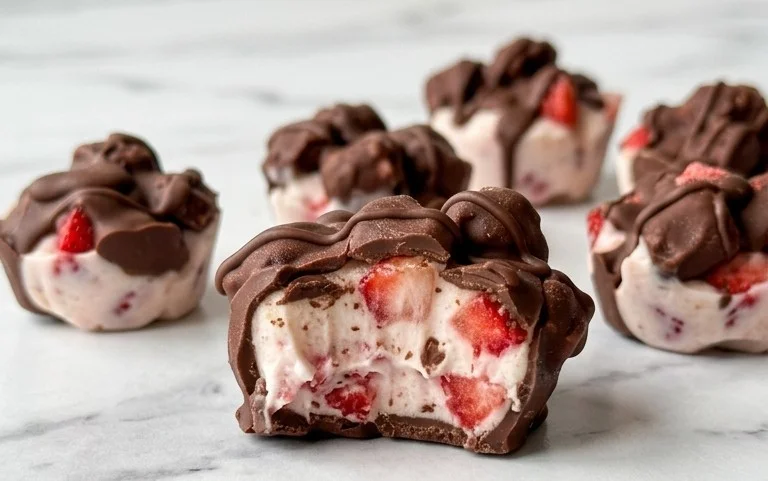 Viral Chocolate Strawberry Yogurt Clusters Recipe