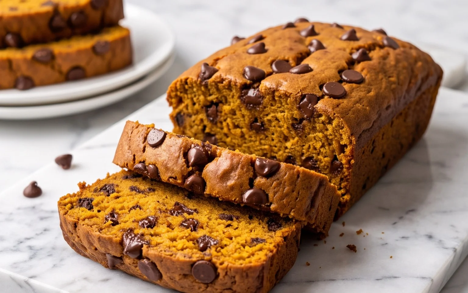 Pumpkin Chocolate Chip Bread